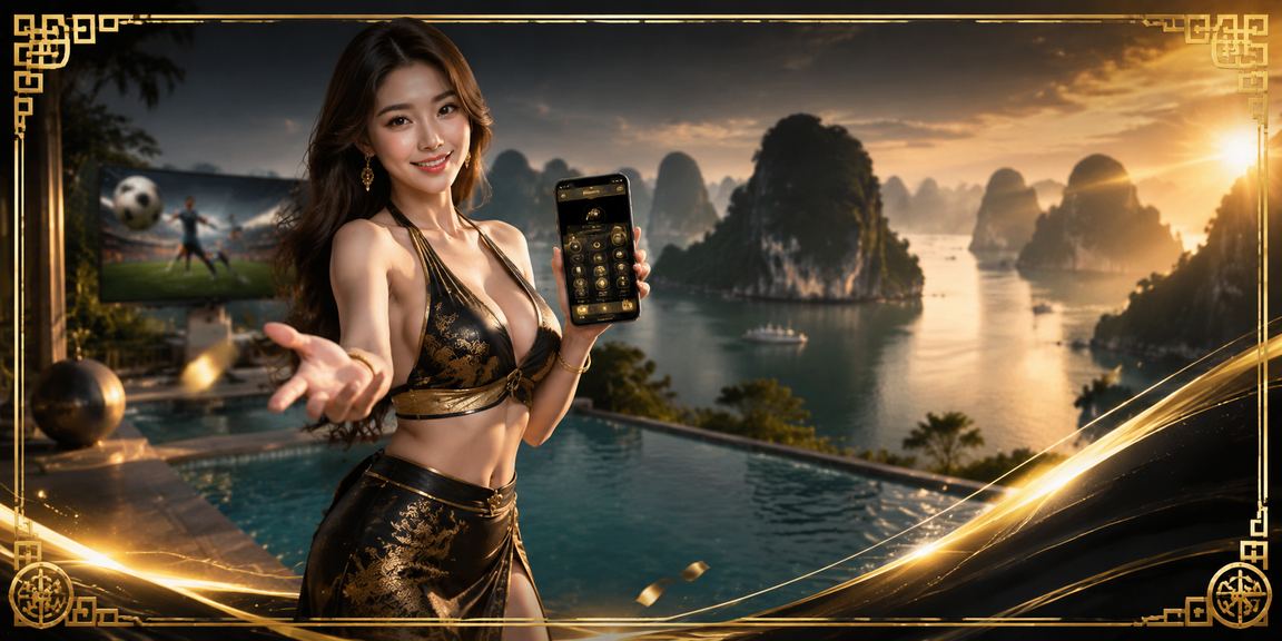 Người dùng tại Hạ Long xem ứng dụng giải trí trên điện thoại thông minh